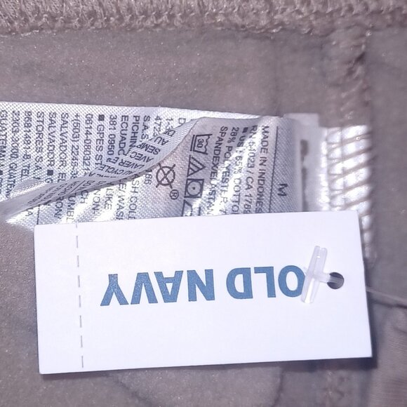 NEW Old Navy M Chocolate Malted High Waisted Fleece Lined Flare Leggings - Picture 5 of 6